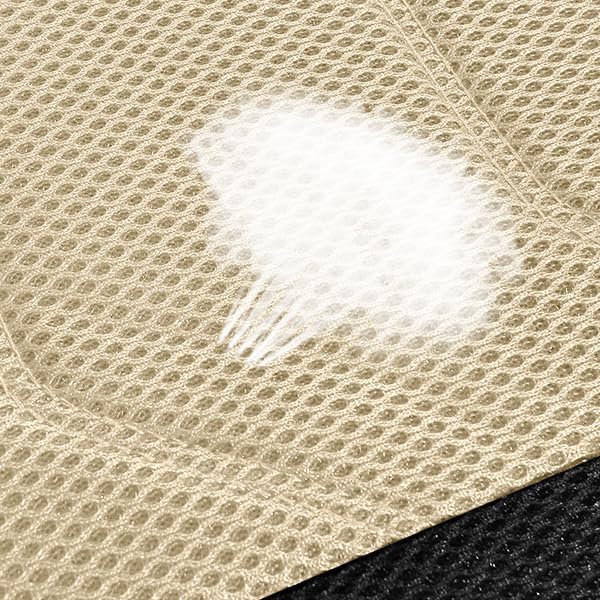 3D Air Mesh Car Seat Cover Front Sets Washable and Breathable Premium Cloth Automotive Vehicle Seat Covers for Cars Interior, Universal Fit for Most Cars, Sedan, Truck, SUV(Black/Beige)