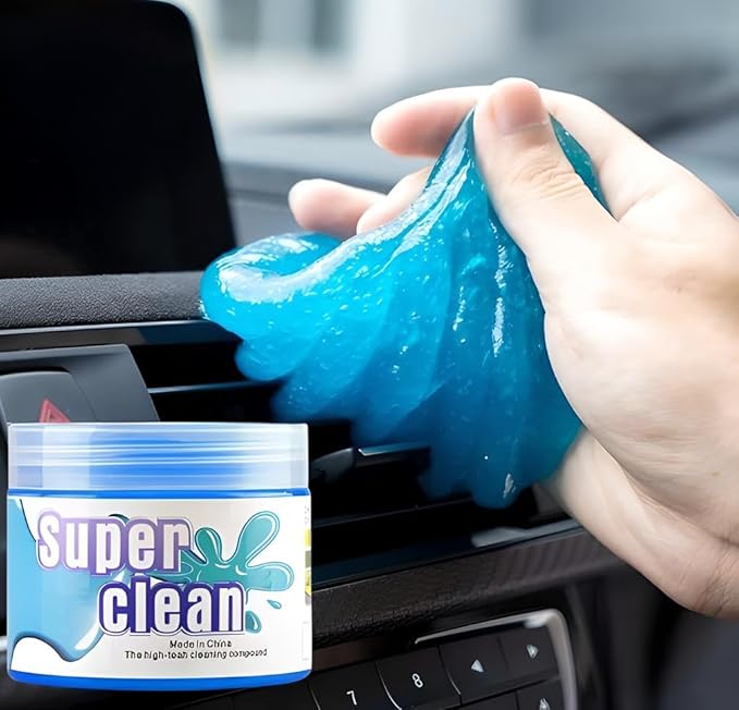 SOLASTA Car Cleaning Gel Car Putty Car Cleaning Kit Car Interior Cleaner Slime Car Cleaning Supplies Auto Detailing Tools Car Accessories Car Gifts for Women Men Keyboard Cleaner (Blue)