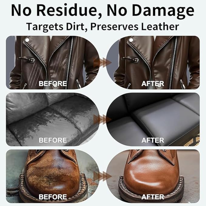 Cream Leather Saddle Soap – 3.5 oz Cleaner & Conditioner for Auto Seats, Sofas, Shoes, Boots, Handbags & Tack – Restores, Softens & Protects All Smooth Leather