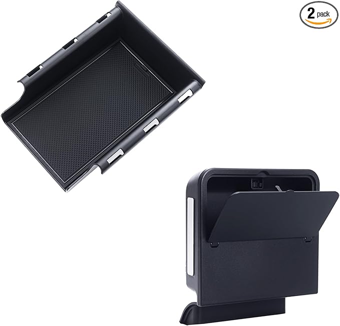 JKCOVER Front Under Seat Tray and Armrest Hidden Box Storage Organizer Compatible with Jeep Wrangler JL/JLU 2018-2023 2024 2025 2026 and Jeep Gladiator JT Truck 2020-2026 Accessories （Patented Design）
