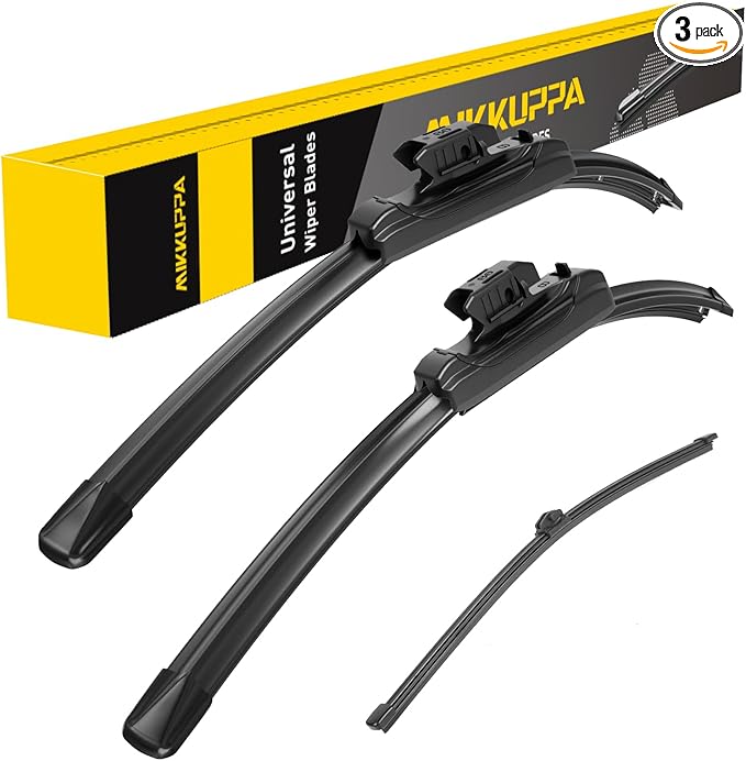 MIKKUPPA 24"+20"+13" Windshield Wipers Blades Replacement for 2018-2022 BMW X2, Top Lock Front & Rear All Season Wiper Blades Set(Pack of 3)