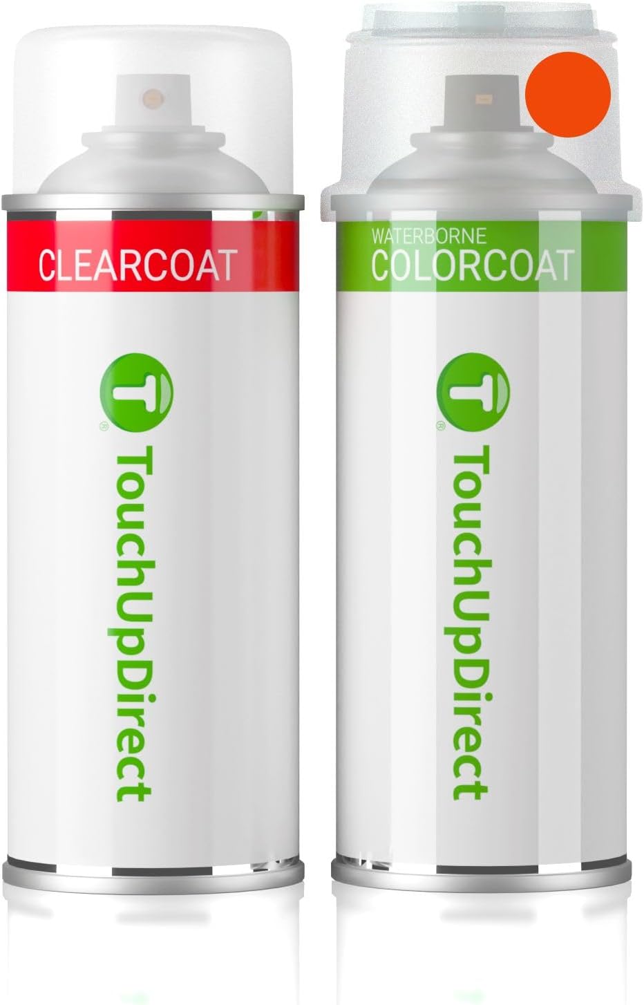 TouchUpDirect D19 Mikan Blast Compatible with Toyota Exact Match Touch Up Paint Aerosol - Essential Kit