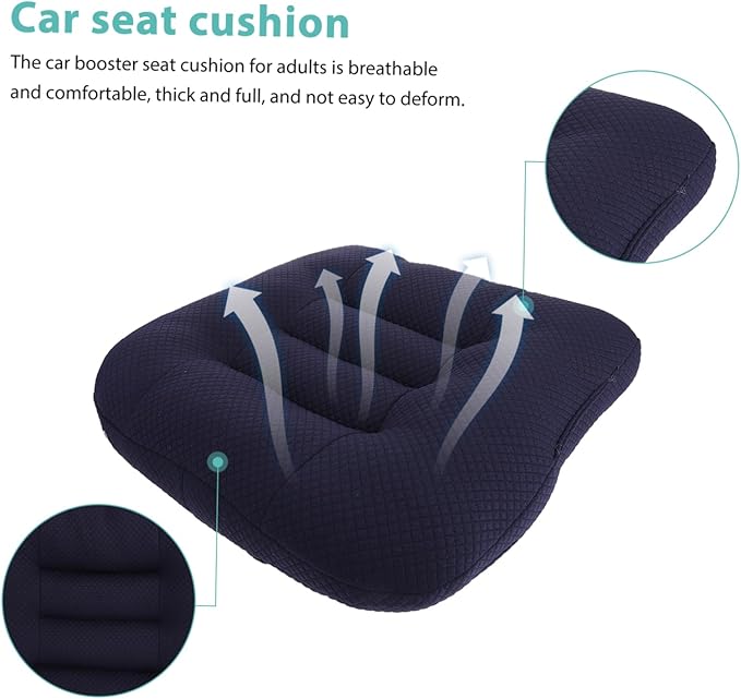 Unomor Tailbone Pain Relief Seat Cushion Grooves for Drivers and Office Workers