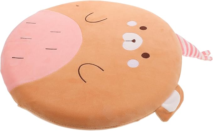 Memory Foam Car Seat Cushion and Lumbar Support Pillow, Non-Slip Back Support for Office Chair, Wheelchair, and Driving Comfort, Small Bear Design, Ergonomic Long Sitting Pad
