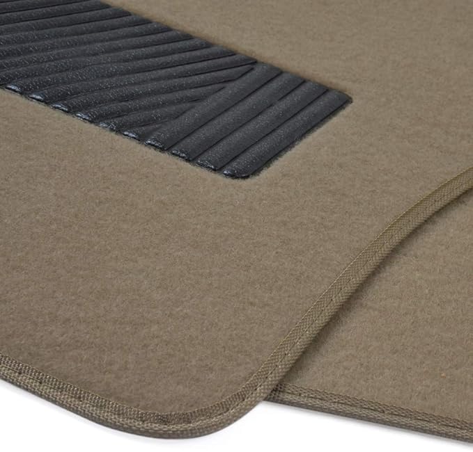 Motor Trend Premium Inter-Lock Backing Carpet Car Floor Mats - Front & Rear, Thick & Durable Auto Protection, Fits Most Cars Truck SUV Coupe Sedan