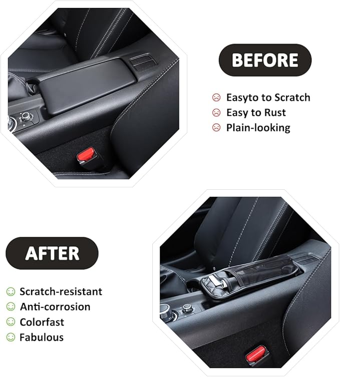 Car Center Console Pad for Mazda MX-5 ND 2015-2023 Car Armrest Cover Leather Cushion Waterproof Car Armrest Seat Box Protector Accessories