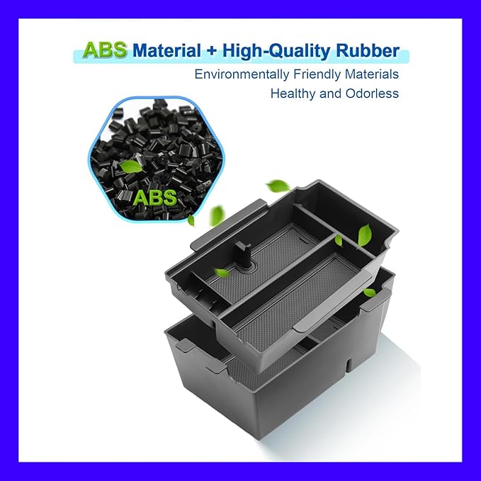 2024 2025 2026 Crosstrek Center Console Organizer Tray for 2024 2025 2026 Subaru Crosstrek Hybrid 2024 Impreza Center Armrest Storage Box for Crosstrek 2024 Accessories Storage Box Double Layer