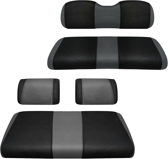 Golf Cart Front Seat Covers for Yamaha G2 G8 G9 G11 G14 G16 G19 G20 G21 G22, Durable Polyester Fabric Yamaha Golf Cart Seat Covers, Breathable Washable