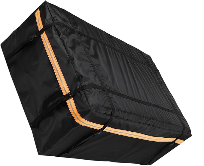 Large Capacity Water Proof Rooftop Cargo Bag, 425L 486L Universal Fit for Vehicles with or Without Roof Racks Foldable (M)