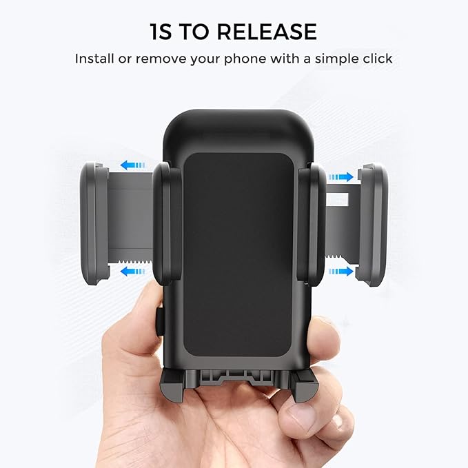 Cell Phone Holder for Car, CD Slot Car Phone Mount, One Button Release Easy Installation CD Player Car Phone Holder Mount Compatible with iPhone 17 16 15 14 13 12 Pro MAX Galaxy S25 S20 S20+ S10
