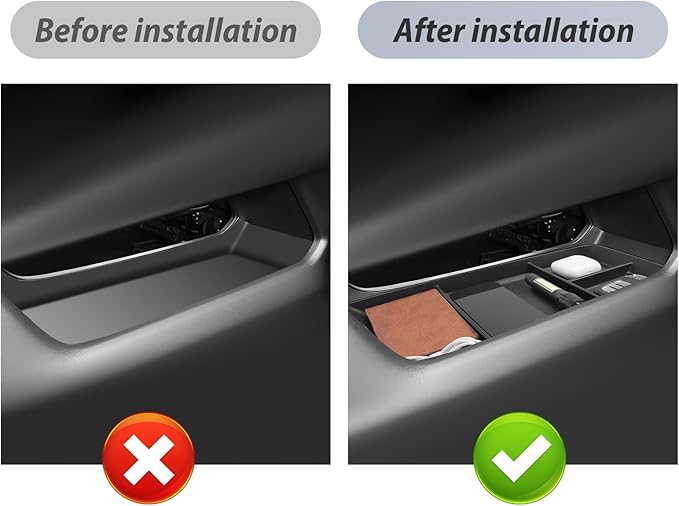 SKTU 2025 2026 Chevy Equinox Center Console Organizer for 2025 2026 Chevrolet Equinox Lower Center Console Tray 2025 2026 Chevy Equinox Accessories 2025 2026 Chevy Equinox Under Console Organizer