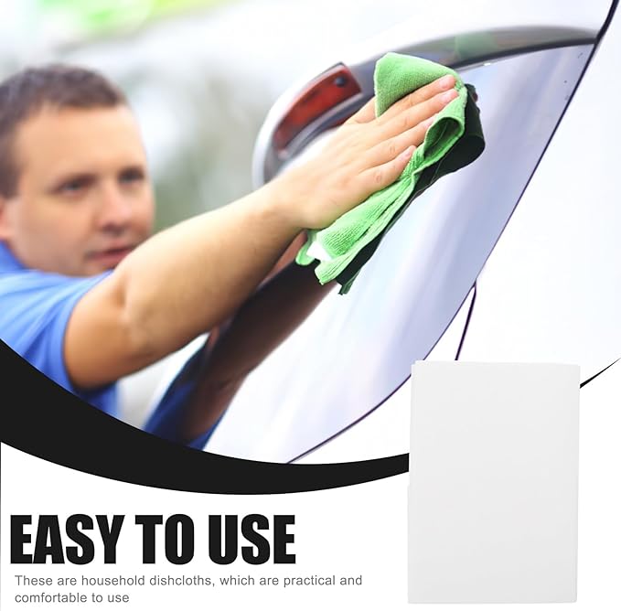 BESTYASH Microfiber Car Washing Towel 40x50cm Absorbent Cleaning Cloth Suede-Like Car Care Towel for Auto Detailing and Interior Cleaning