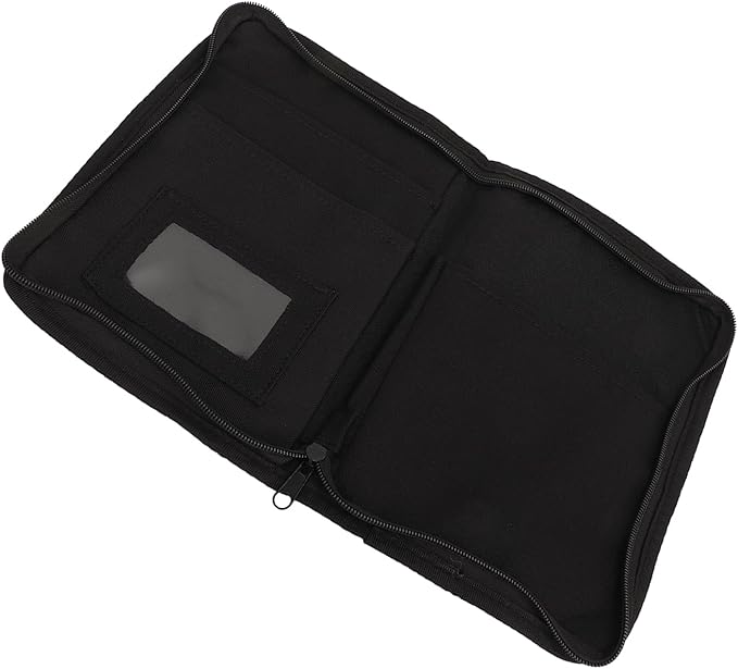 Walfront Car Glove Box Organizer, 600D Oxford Cloth Vehicle Document Holder with 6 Pockets, Universal Fit Auto Paperwork Storage Bag for Organized Glove Compartment