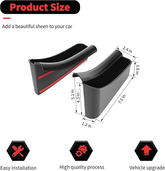 RT-TCZ Center Console Gear Shift Storage Box Tray Organizer Accessories for Jeep Grand Cherokee 2021-2024