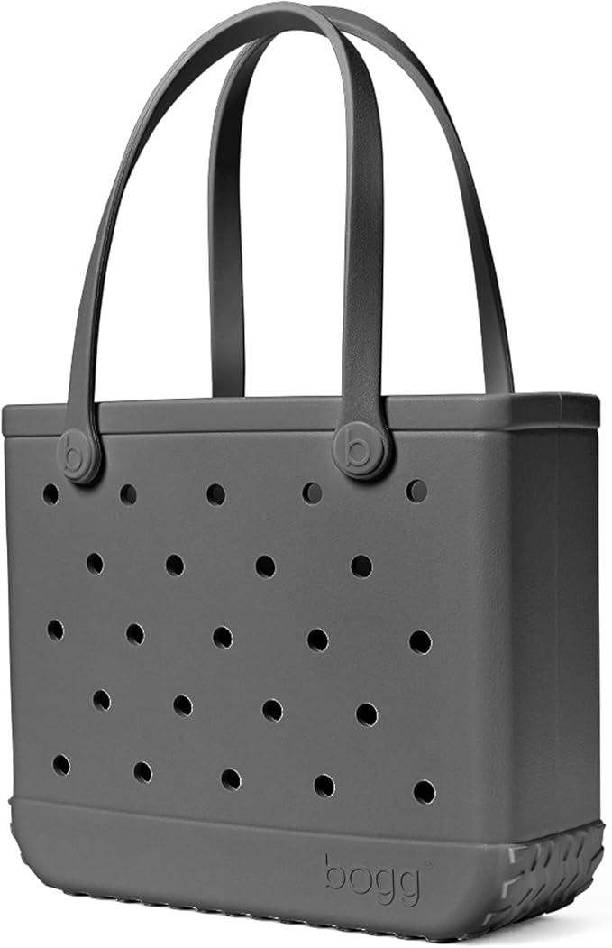 BOGG BAG Medium Tote – 15” x 12.5” x 5” – Durable, Washable, Tip-proof – Beach, Pool, Boat, Work, Sports (Fogg)