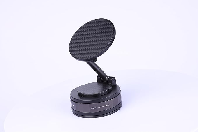 Car Phone Holder Magnetic, 360 Adjustable Car Mount with Strong Suction Cup for Magsafe iPhones Cell Phones - Hands-Free (Medium)
