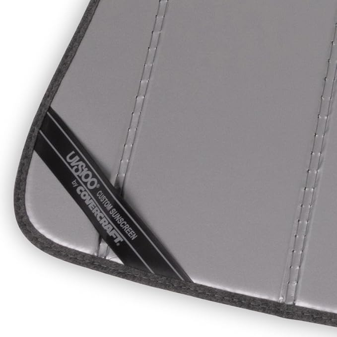 Covercraft UVS100 Custom Sunscreen for 1997-2002 Ford Expedition & Lincoln Navigator, 1997-2004 F-150, 1997-1999 F-250 LD & 1997 F-350, Silver