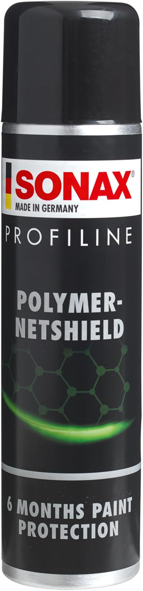 SONAX Polymer Net Shield 223300 | Aerosol-Based Polymer Spray Sealant for Paint Protection | Up to 6 Months of Protection | UV, Acid Rain & Contaminant Defense | Easy Application & High Gloss | 340ml