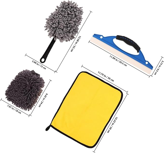 Luxshiny 23pcs Car Detailing Brush Kit with Wheel and Tire Cleaning Brushes Car Interior Duster Set for Dashboard Vents and Exterior Cleaning Multipurpose Automotive Wash Tools and Suvs
