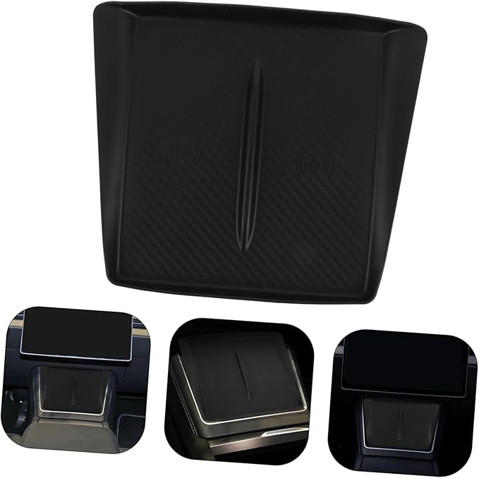 Y Center Console Wireless Charging Pad Non-Slip Silicone Mat Car Interior Accessory Easy Install