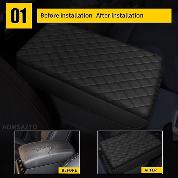 AOMSAZTO Memory Foam Armrest Cushion Pad for 2014-2020 Nissan Rogue