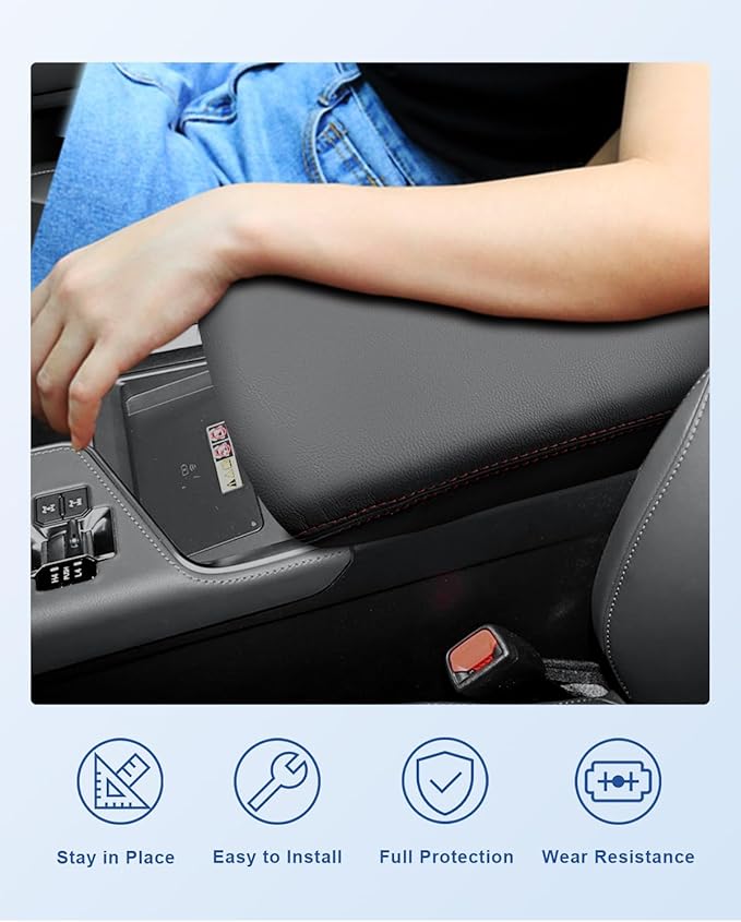 CDEFG for Lexus GX 550 2025 Center Console Cover for 2024 2025 Lexus GX 550 Accessories Armrest Cover 2024 2025 GX550 Middle Console Pad Arm Rest Cushion