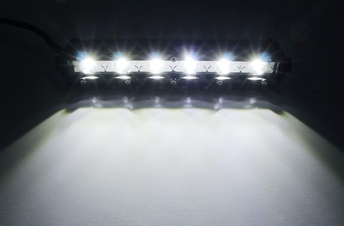 iJDMTOY Xenon White 18W High Power LED Daytime Running Light Kit w/Relay Wire Harness, Universal Fit Compatible with Car, Truck, SUV, etc