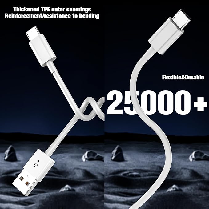 Car Carplay Cable for iPhone 16/15,iPhone16/15 Plus 16/15Pro16/15Pro Max charger ,USB A to USB C for Carplay USB C Cord, iPad USB C Cable 10th, iPad Air Car Charger Cable Cord Replacement 10FT (White)