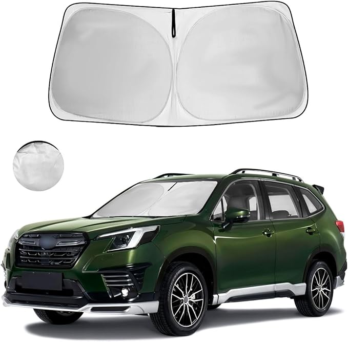 Windshield Sun Shade for for Subaru Forester 2026-2019 Front Window Sunshade Custom Fit Crossover Base Premium Sport Limited Sun Visor UV Protector Shade Heat Shield Cover, Keep Car Cool