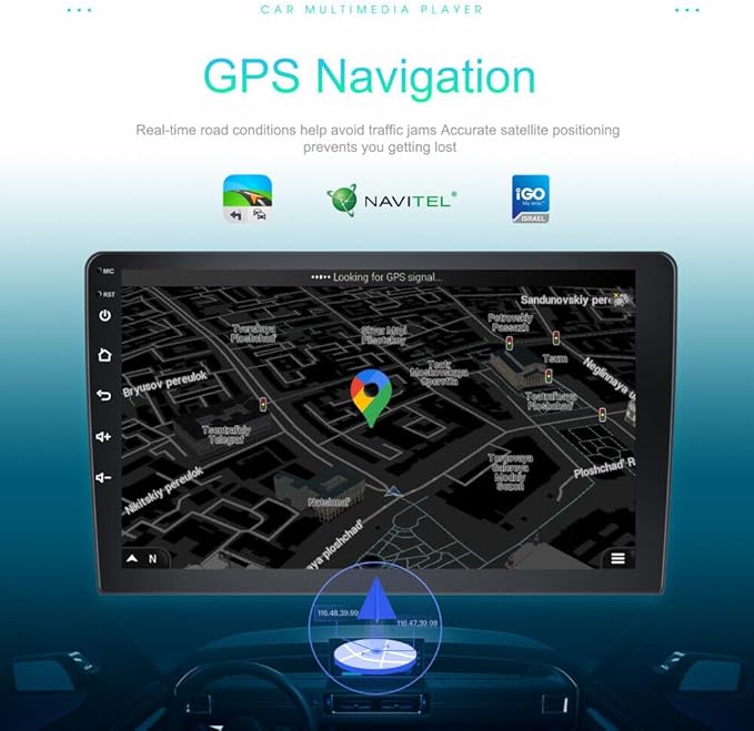 Car Stereo for Toyota Avalon 2013 2014 2015 2016 2017 2018 9in Android 13 GPS Navi 2+32G for CarPlay Wireless Android Auto Car Radio w/Bluetooth WiFi FM/RDS SWC Mirror Link + AHD Backup Camera