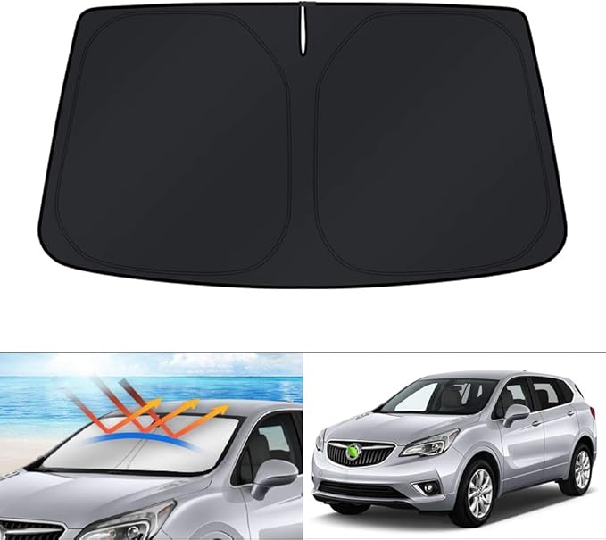 KUST Windshield Sun Shade for Buick Envision 2016-2020 Accessories Sunshade Sun Visor Sun Shield Protector Foldable Keeps Your Vehicle Cool