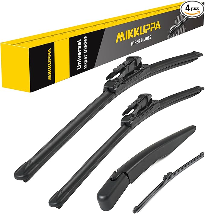 MIKKUPPA 26"+22"+13"+11"Windshield Wiper Blades - Replacement for 2011-2023 Ford Explorer - All Season Wiper Blades, (Pack of 4)
