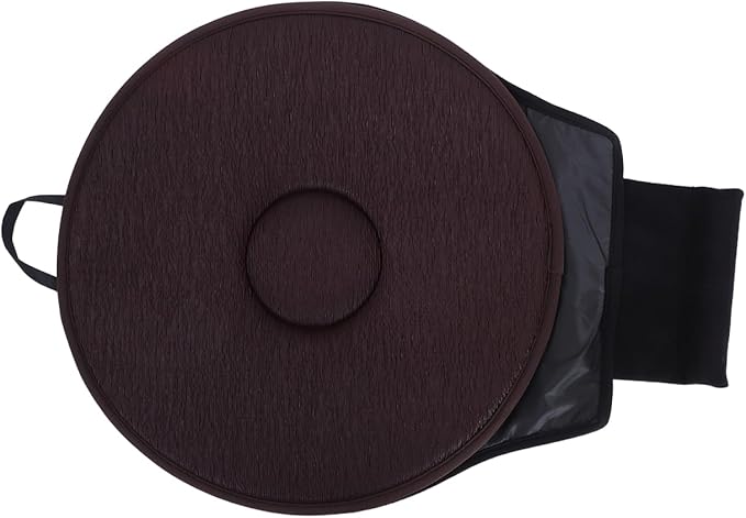 OUNONA 360 Rotating Car Seat Cushion 16.92X15.74X1.18In Degree Swivel Seat Pad Lightweight Breathable Cushion for Elderly Pregnant Women Home Office Travel