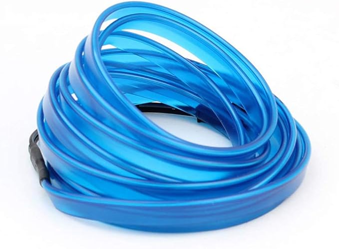 2M/6FT USB Neon EL Wire Cold Lights High Brightness Electroluminescence Wire with Drive Light Lamp Glow String Strip for Xmas Party Festival Decoration(Blue)