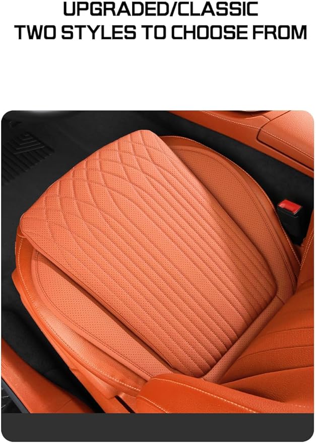 Car Seat Cushion Fit for BMW Accessories Front and Rear Seat Pad for Car Driver Seat Office Chair Orange(1PC)
