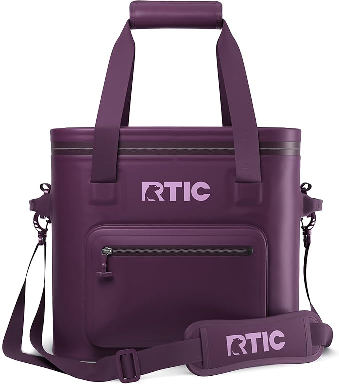 RTIC 30 Can Ultra-Tough Soft Cooler Pro, Insulated, Waterproof, Leak Proof, Portable Floating Bag for Beverage, Drink, Lunch, Outdoor, Beach, Car,Camping, Picnic, Fishing, Boat