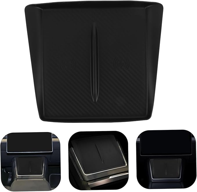 Gadpiparty Central Control Protection Silicone Pad Wireless Charger Pad Interior Accessory Car Console Wireless Charging