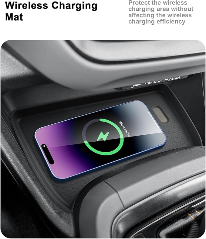 Center Console Organizer Set For 2024-2026 Subaru Crosstrek/Hybrid - 4 Pcs Double-Layer Armrest Box Organizer + Hanging Organizer + Cup Holder + Wireless Charging Area Mat For Crosstrek Accessories