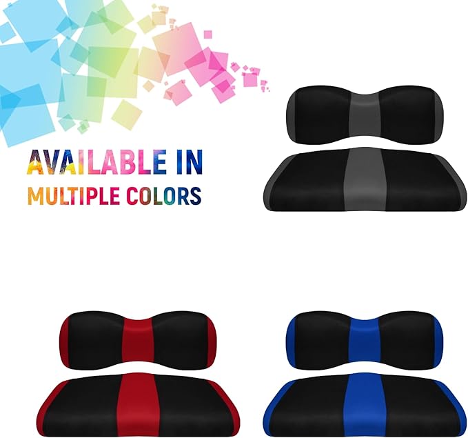 Golf Cart Front Seat Covers for Yamaha G29/drive Drive 2 2007+, Durable Polyester Fabric Yamaha G29 Seat Covers, Breathable Washable