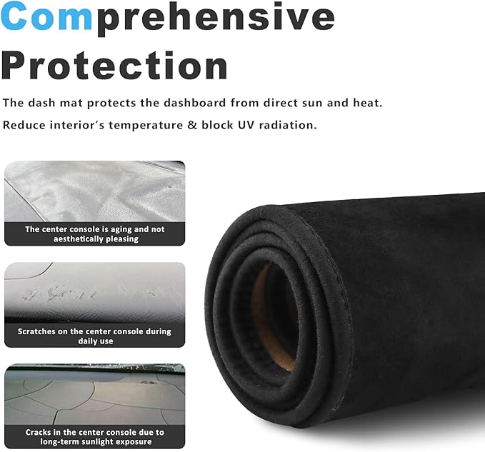 auovo Dashboard Cover Mat Compatible with Subaru Outback Accessories 2020-2024 Anti-Slip Dash Cover Dash Carpet Cover Sunshield Protector