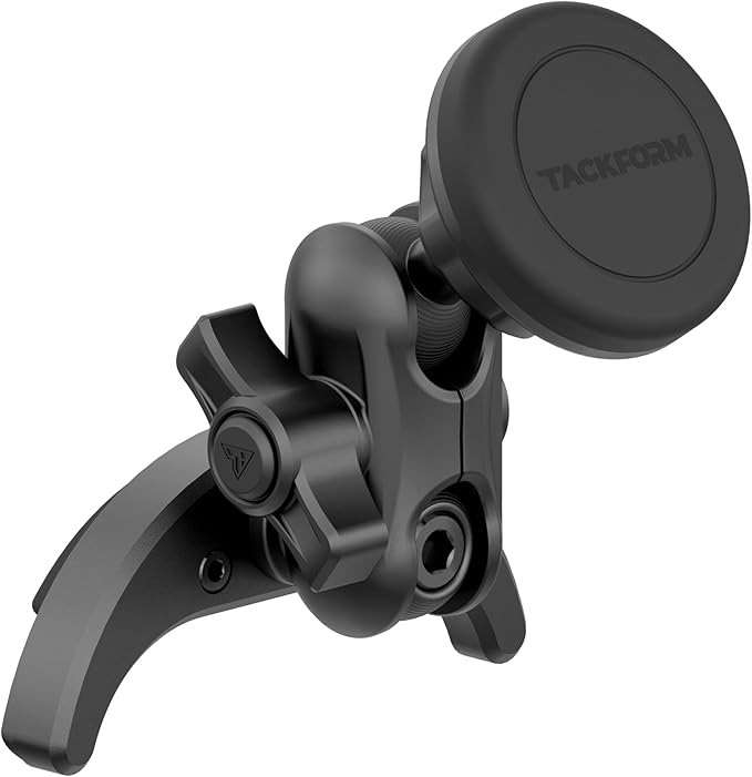 Tackform Link Vent Phone Mount Compatible with 2016-2023 Toyota Tacoma and 2014-2021 Toyota Tundra | Aluminum | Zero Slip | Universal Magnetic Phone Holder | 2" Arm | Black | (NOT MAGSAFE Compatible)