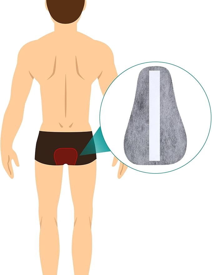 Jutom 8 Pcs Charcoal Underwear Flatulence Pads Deodorizer Women Men High Absorption Charcoal Pad Flatulence Filtering Absorb Odor Unpleasant Smells for Adults Home Car Pet Bathroom Basement(Gray)