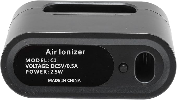 Yoidesu Smart Car Air Purifier Ionizer, Positive and Negative Ions Decomposition, No Noise, No Filter Replacement Required, Portable Car Air Freshener for Home Office