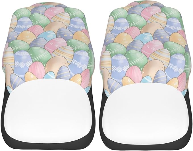 Delerain Car Seat Covers Set 2Pcs, Cute Easter Eggs Universal Front Car Seats Vehicle Enterior Protector Suitable Fits Most Car Auto SUV Sedan Truck
