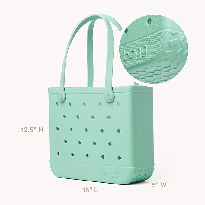 BOGG BAG Medium Tote – 15” x 12.5” x 5” – Durable, Washable, Tip-proof – Beach, Pool, Boat, Work, Sports (Under the Sea(foam))