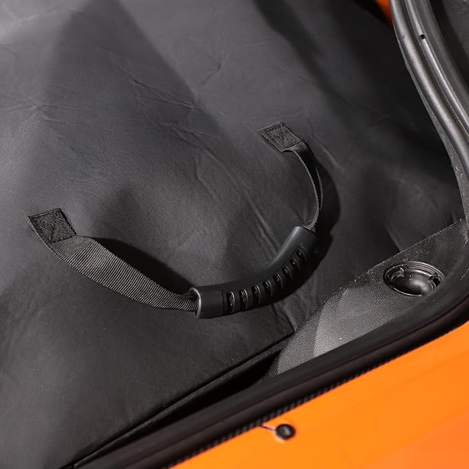 Hardtop Removable Roof Panel Storage Bag Compatible with Corvette C7 Stingray Coupe 2014 2015 2016 2017 2018 2019 (Manual Sunroof) Black Leather