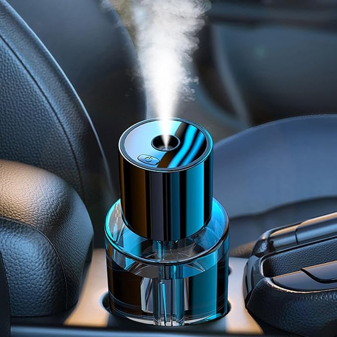 Intelligent Aromatherapy Machine,Car Air Freshener,Car Diffuser Refill,Fine Spray/Fillable/Four-Gear Adjustment/Vibration Sensing/On-Off/160ML Large Capacity Long-Lasting Fragrance(Cologne Fragrance)