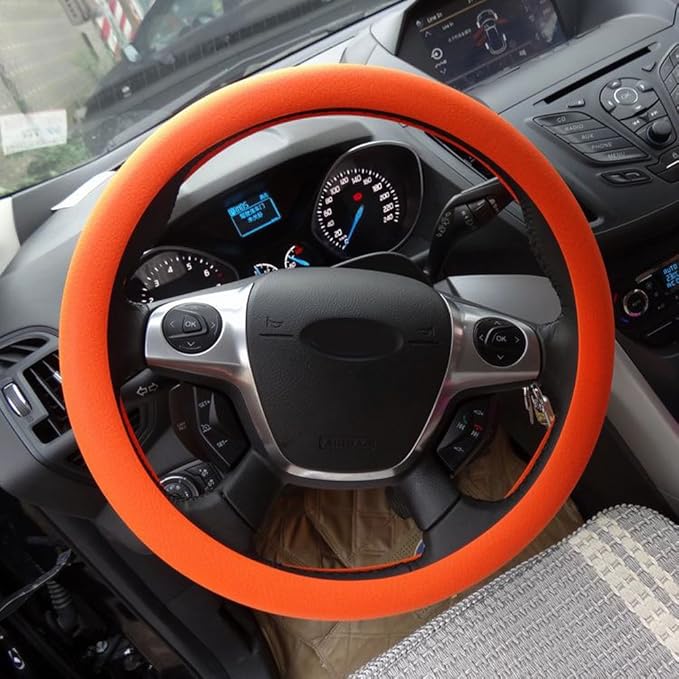 Silicone Skid-Proof Flexible Automotive Car Steering Wheel Cover Universal