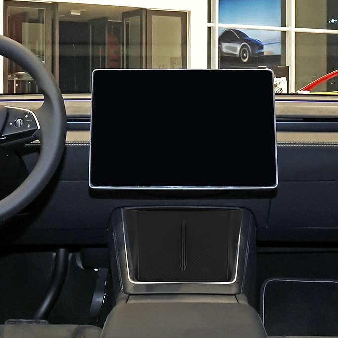 Wireless Charging Pad for Center Console Mat Nonslip Silicone Phone Accessory for Car Interior