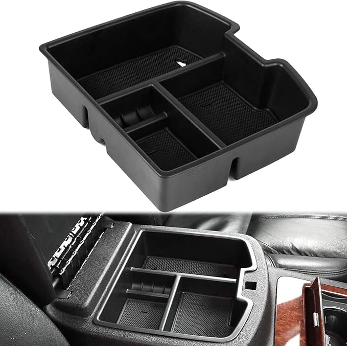 EDBETOS 07-14 Full Size Trucks Center Front Floor Console Compatible with Chevrolet Avalanche Tahoe Silverado Suburban 1500 2500 Sierra Pickup Truck Yukon & XL/Denali 19166288